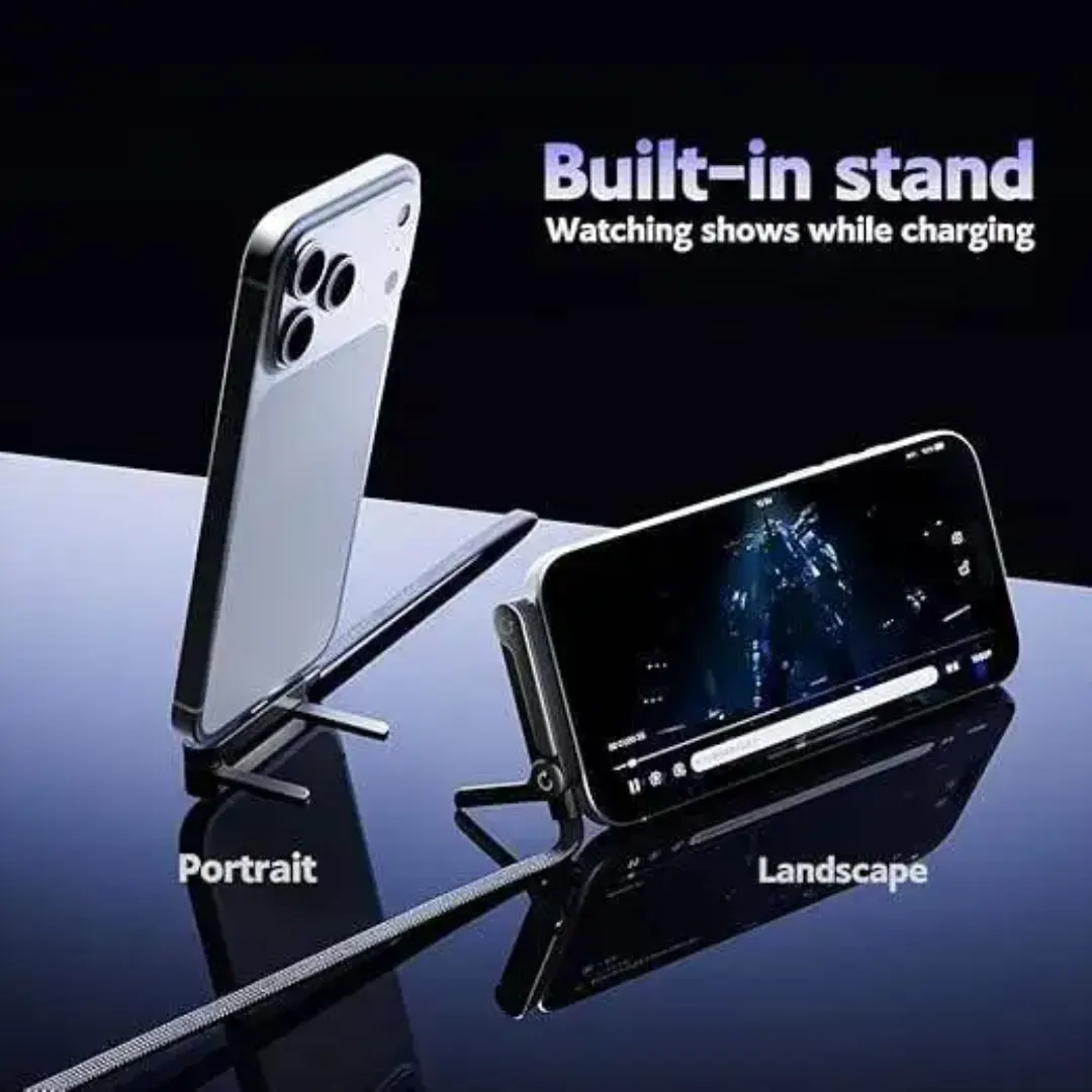Câble Ultra-Rapide 240W avec Support Téléphone Intégré — vue 3