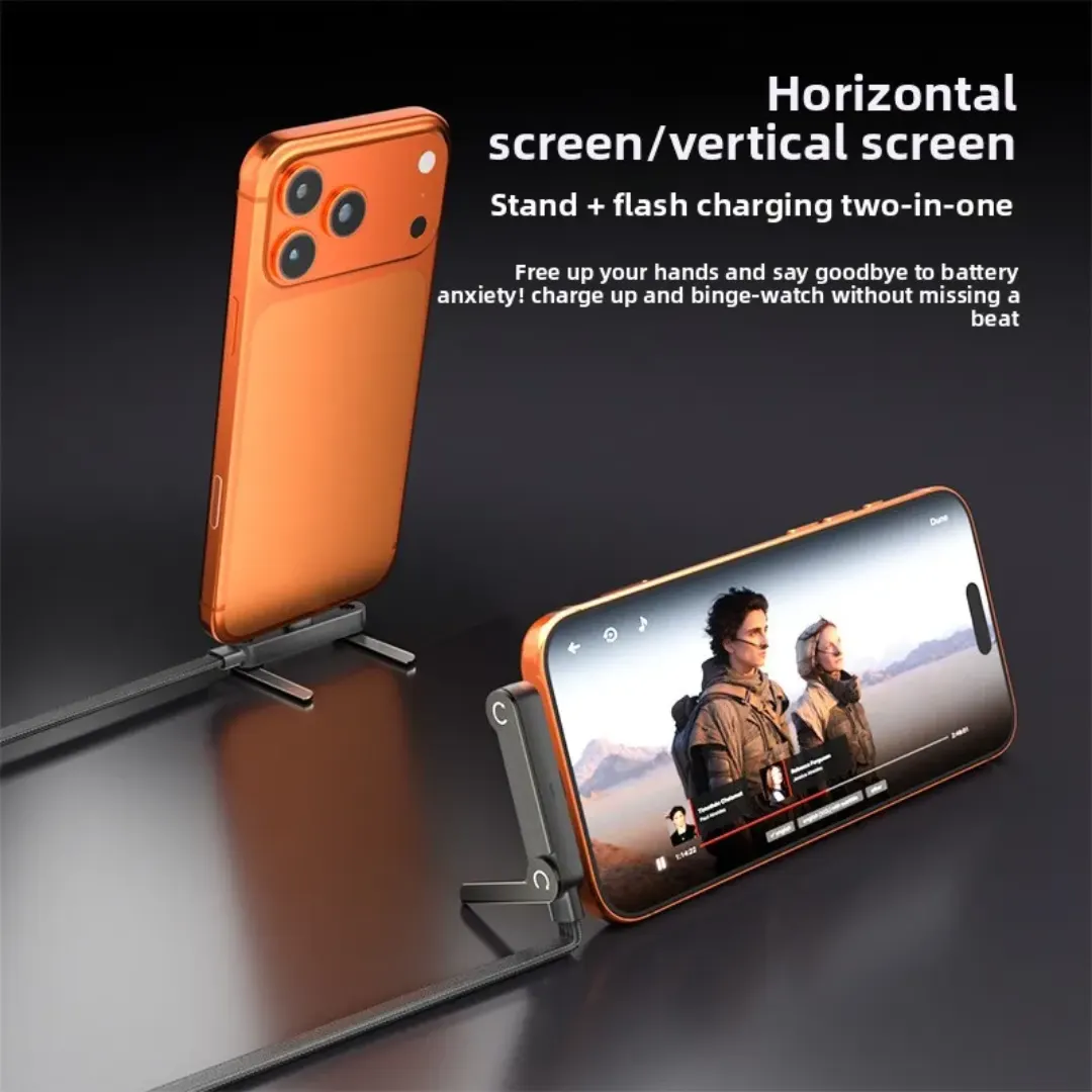 Câble Ultra-Rapide 240W avec Support Téléphone Intégré — vue 2